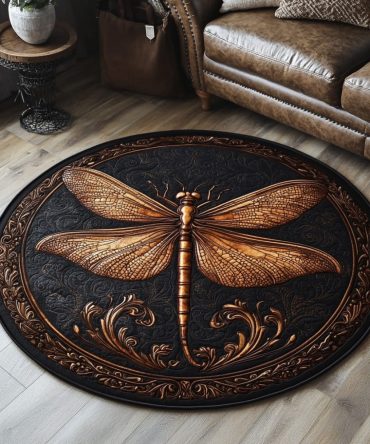 Nature Spirit Quilted Round Mat