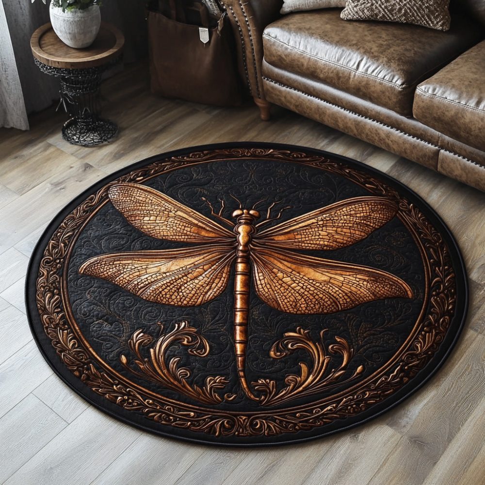 Nature Spirit Quilted Round Mat