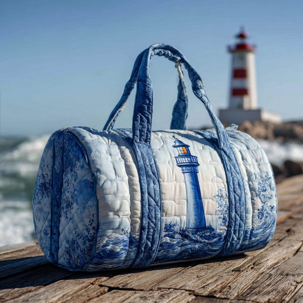 Nautical Glow Quilted Duffle Bag