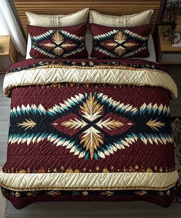 Navajo Nights 3-Piece Quilted Bedding Set