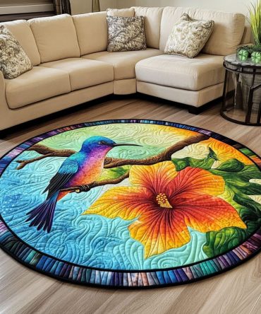 Nectar Glide Quilted Round Mat