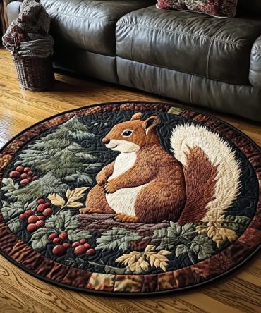 Nesting Comfort Quilted Round Mat