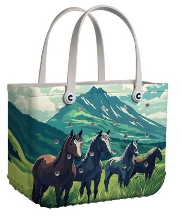 Bucket Tote Bag, Limited Edition Bogg Bag, Beach Bag Wild Horizon