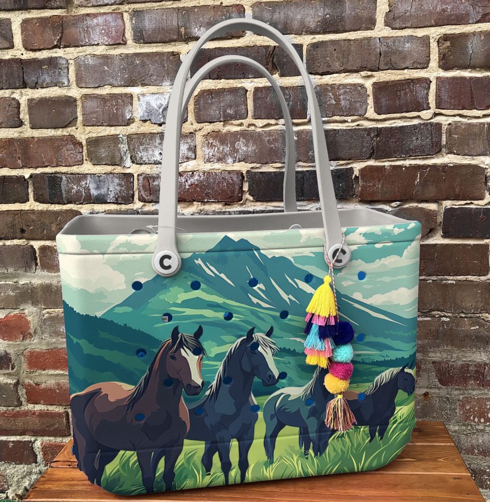 Bucket Tote Bag, Limited Edition Bogg Bag, Beach Bag Wild Horizon - Image 5