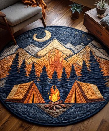 Nomad Nights Quilted Round Mat
