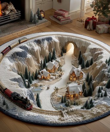 Northern Trail Quilted Round Mat