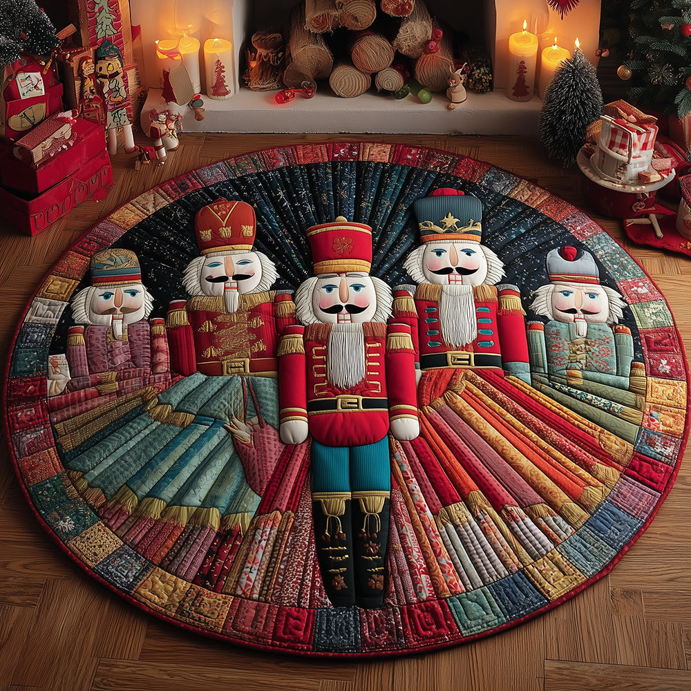 Nutcracker Dreams Quilted Round Mat