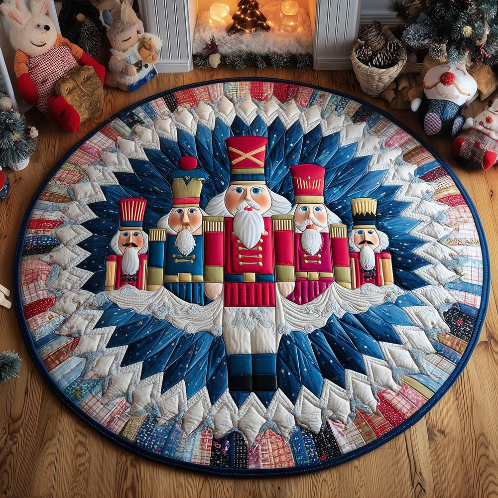 Nutcracker Magic Quilted Round Mat