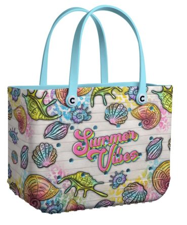 Bucket Tote Bag, Limited Edition Bogg Bag, Beach Bag Ocean Summer