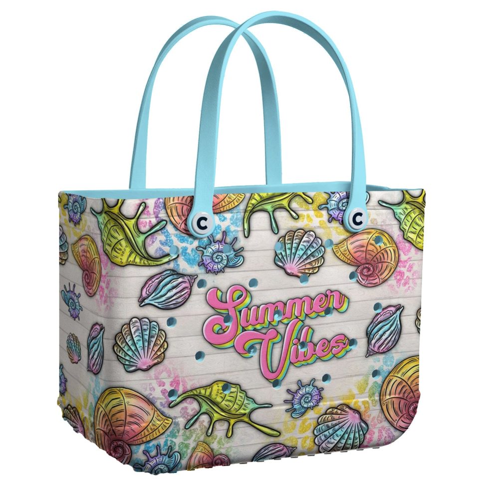 Bucket Tote Bag, Limited Edition Bogg Bag, Beach Bag Ocean Summer
