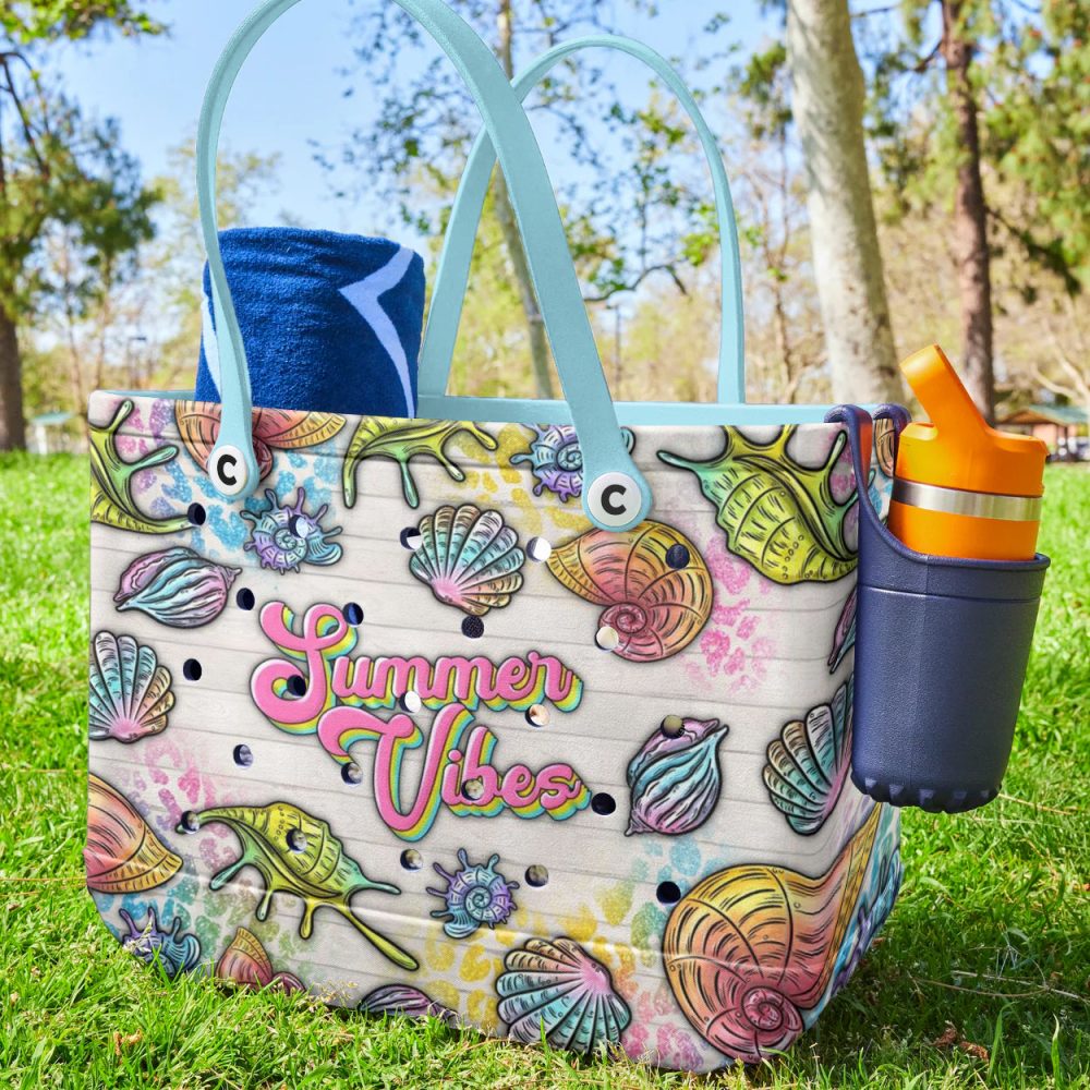 Bucket Tote Bag, Limited Edition Bogg Bag, Beach Bag Ocean Summer - Image 3