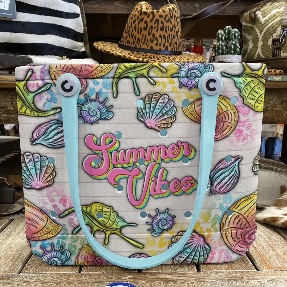 Bucket Tote Bag, Limited Edition Bogg Bag, Beach Bag Ocean Summer - Image 6