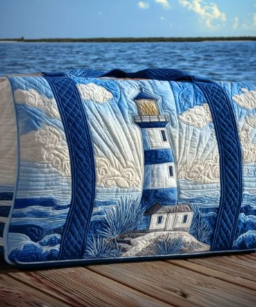 Ocean Lantern Quilted Duffle Bag