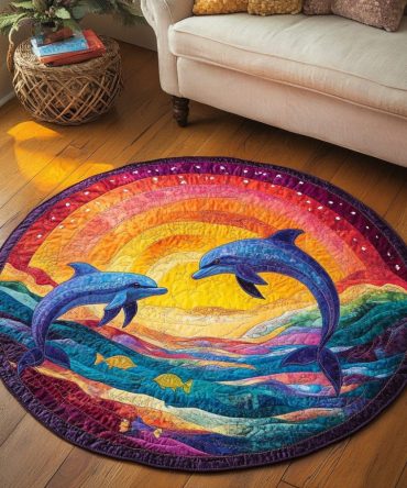 Ocean Spirit Quilted Round Mat