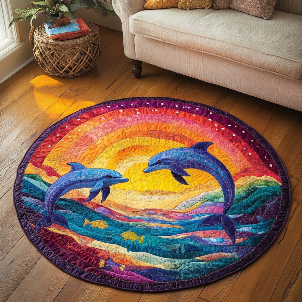 Ocean Spirit Quilted Round Mat