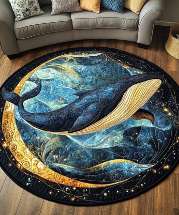 Oceanic Dream Quilted Round Mat