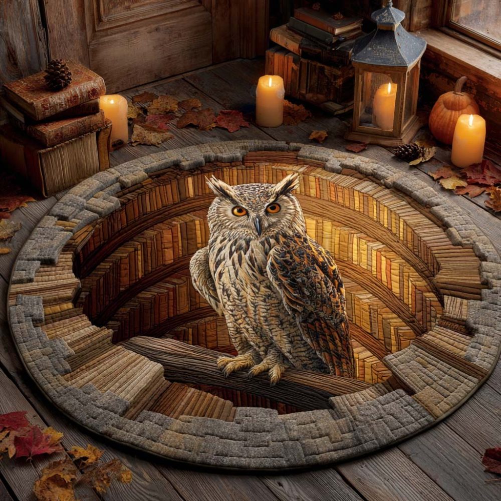 Omen Keep Quilted Round Mat