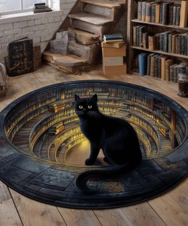 Oracle Of Inkstone Quilted Round Mat