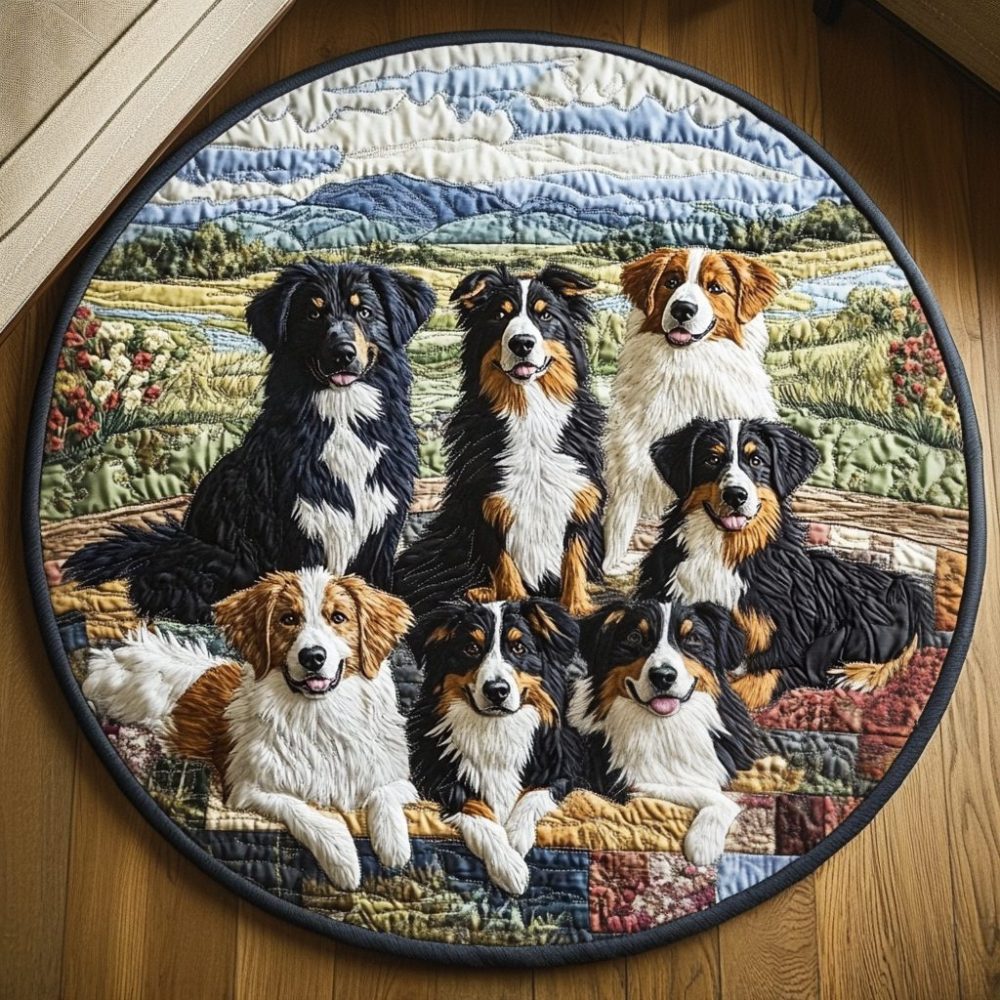 Outback Paws Quilted Round Mat