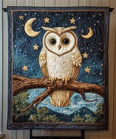 Owl Serenade Quilted Blanket