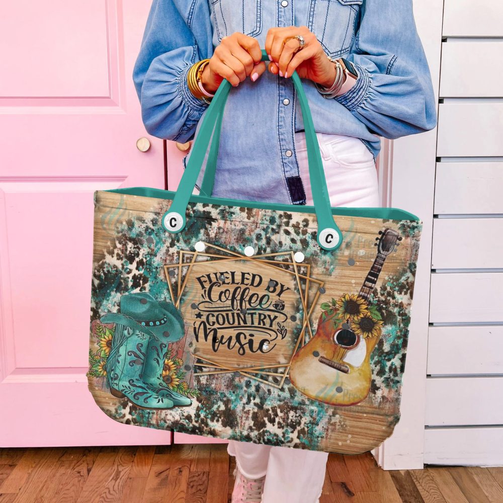 Bucket Tote Bag, Limited Edition Bogg Bag, Beach Bag Boots, Brew & Beats - Image 4