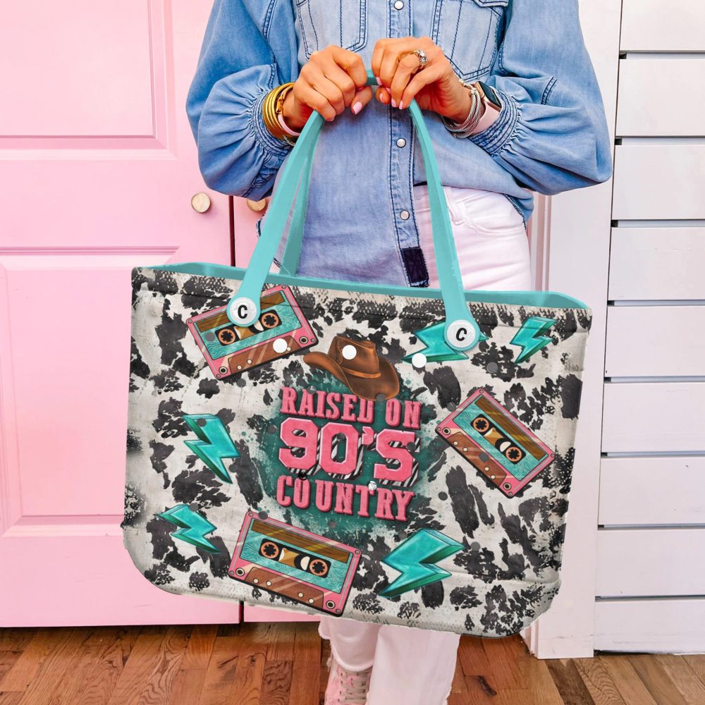 Bucket Tote Bag, Limited Edition Bogg Bag, Beach Bag 90'S Country Vibes - Image 5