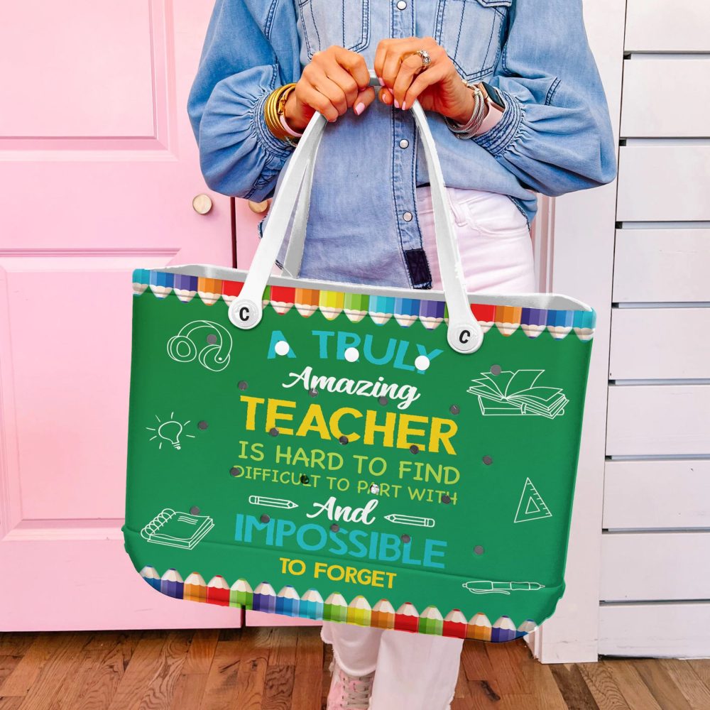 Bucket Tote Bag, Limited Edition Bogg Bag, Beach Bag Bright Minds - Image 3