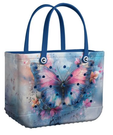 Bucket Tote Bag, Limited Edition Bogg Bag, Beach Bag Melody Wing