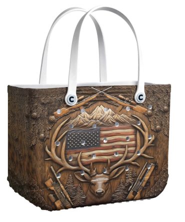 Bucket Tote Bag, Limited Edition Bogg Bag, Beach Bag Hunter'S Pride