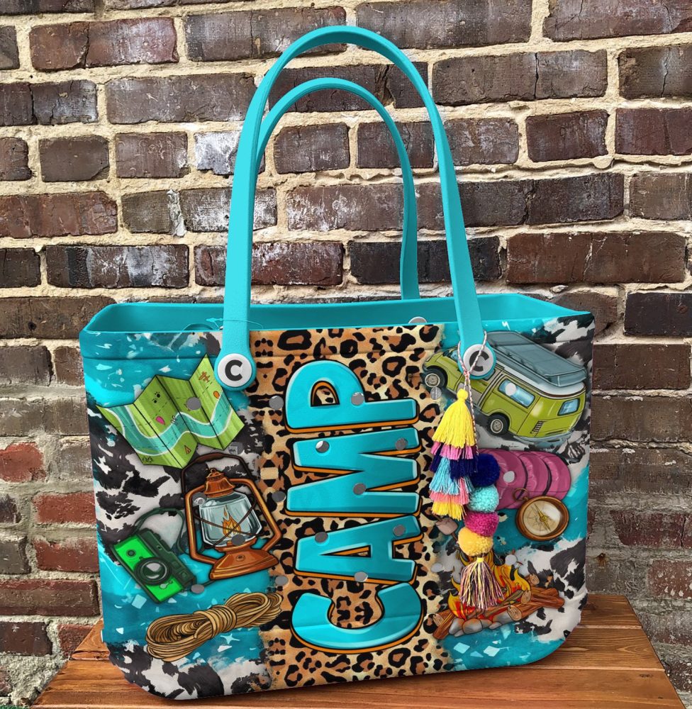 Bucket Tote Bag, Limited Edition Bogg Bag, Beach Bag Map, Match, Move! - Image 5