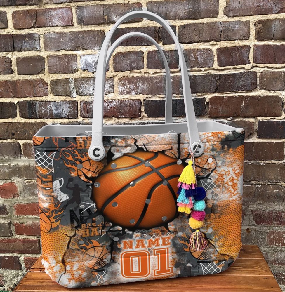 Custom Basketball Tote Bag – Sports Design, Durable, Personalized Gift For Fans - Image 5