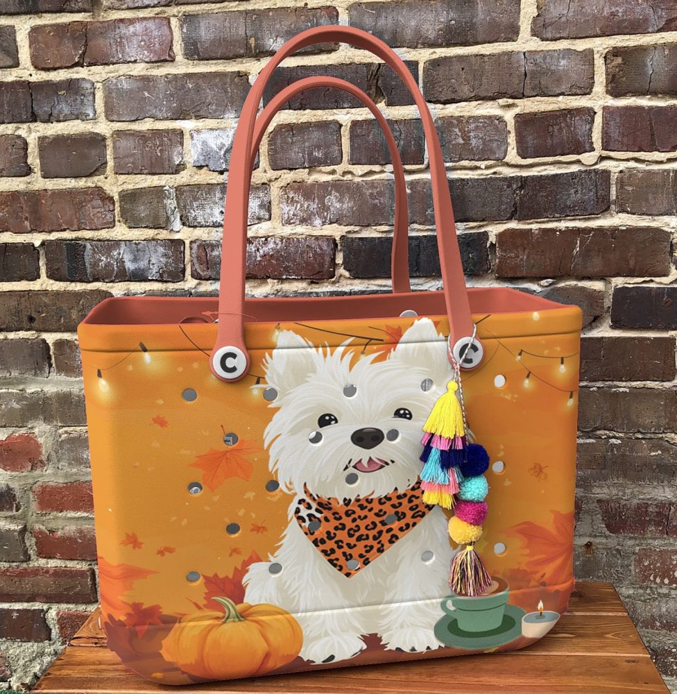 Bucket Tote Bag, Limited Edition Bogg Bag, Beach Bag Yorkshire Fall - Image 5