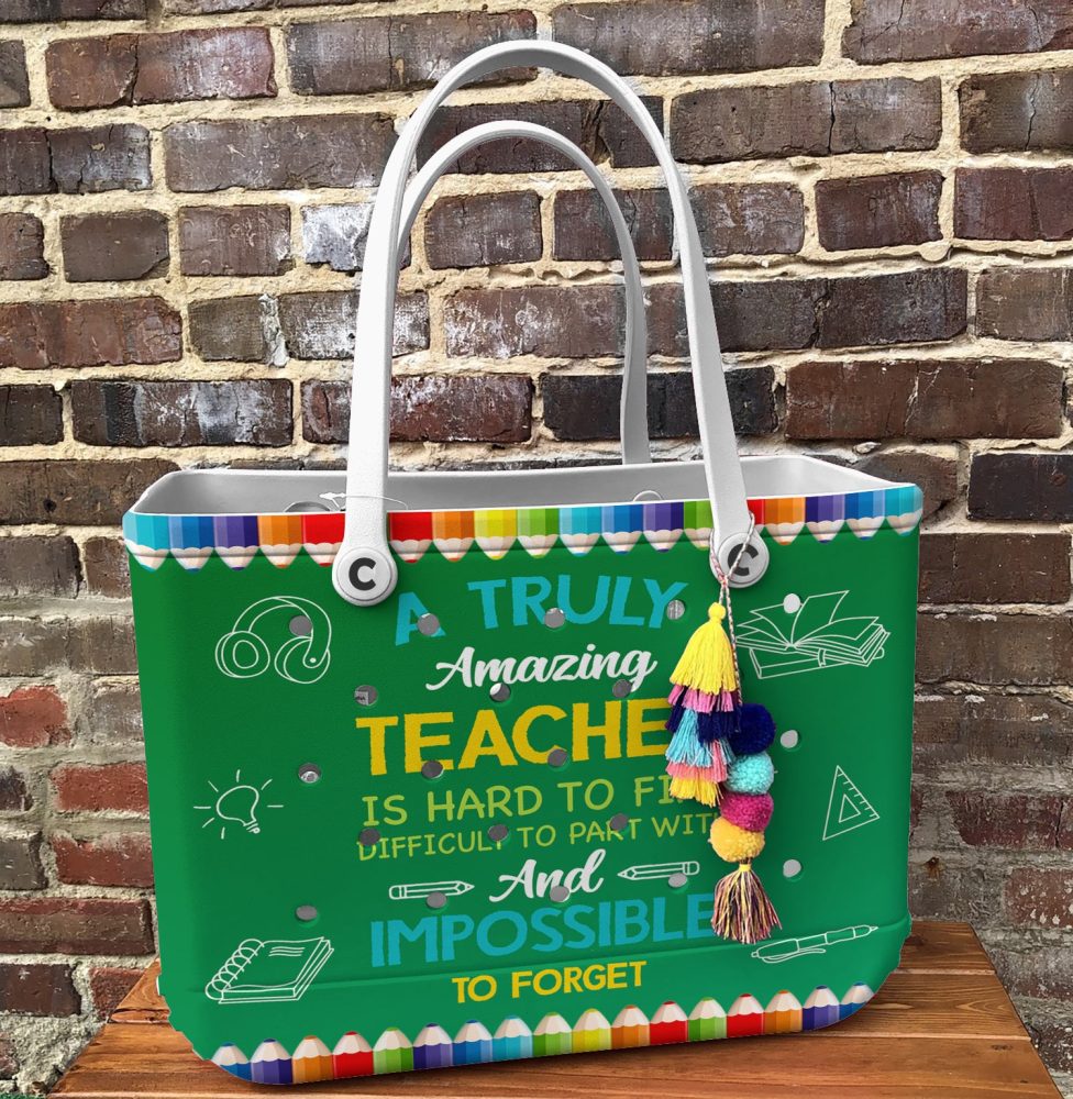 Bucket Tote Bag, Limited Edition Bogg Bag, Beach Bag Bright Minds - Image 5