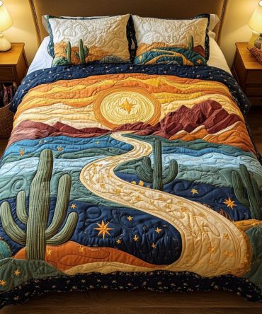 Painted Hills 3-Piece Quilted Bedding Set