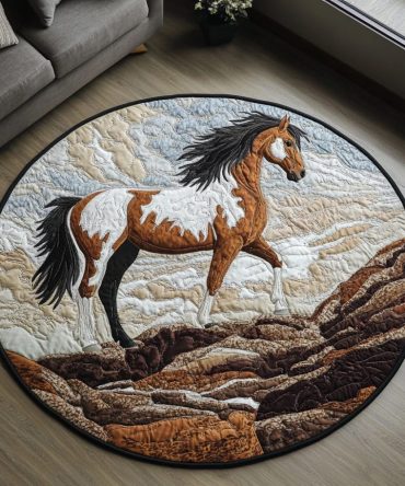 Painted Legacy Quilted Round Mat