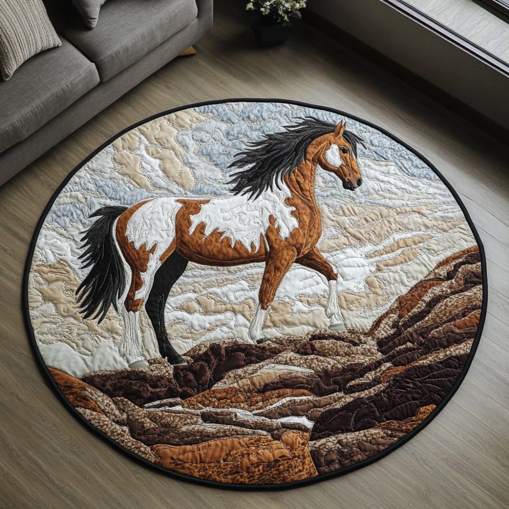 Painted Legacy Quilted Round Mat