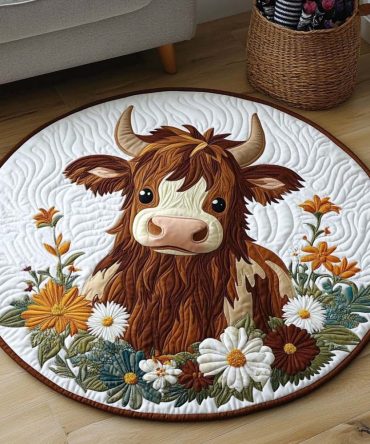 Pasture Pals Quilted Round Mat