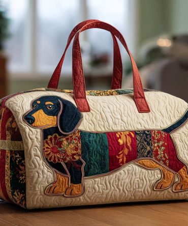 Patch Pup Quilted Duffle Bag
