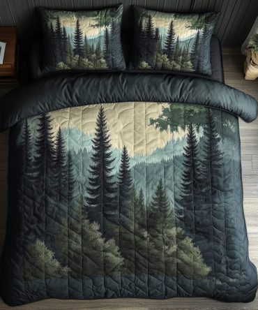 Pine Haven 3-Piece Quilted Bedding Set