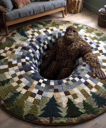 Pit Wanderer Quilted Round Mat