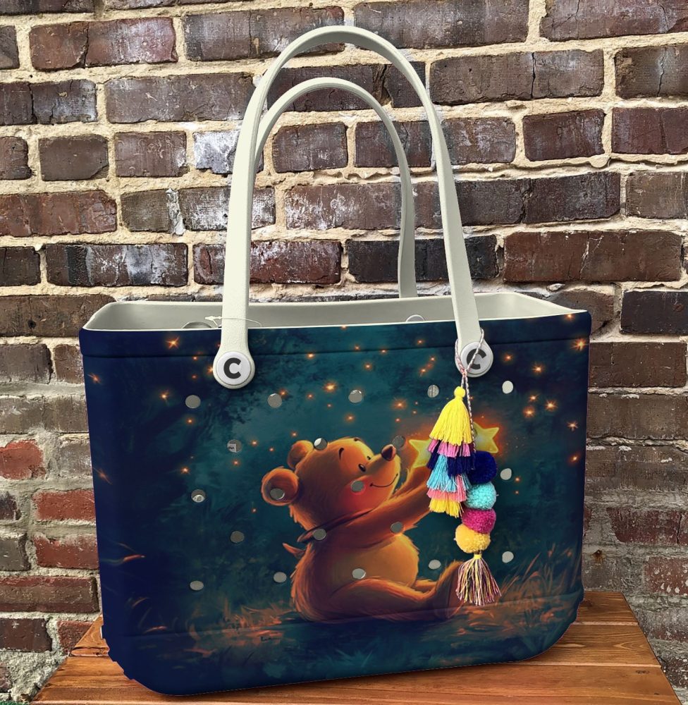 Bucket Tote Bag, Limited Edition Bogg Bag, Beach Bag Pooh'S Dream - Image 4