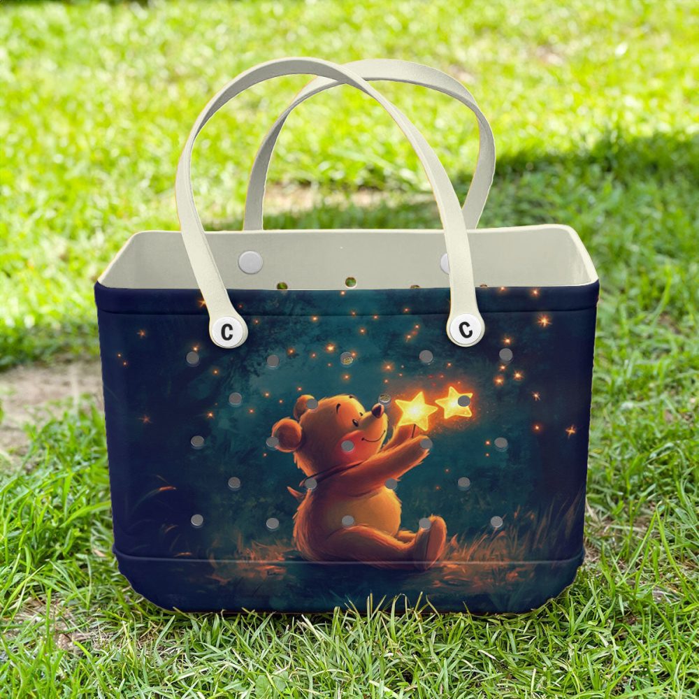 Bucket Tote Bag, Limited Edition Bogg Bag, Beach Bag Pooh'S Dream - Image 2
