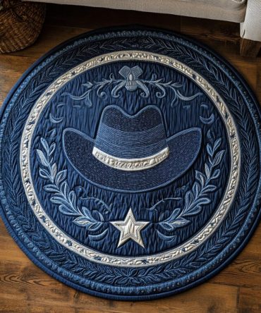 Prairie Circle Quilted Round Mat