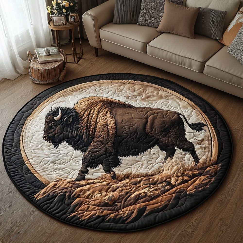 Prairie Spirit Quilted Round Mat