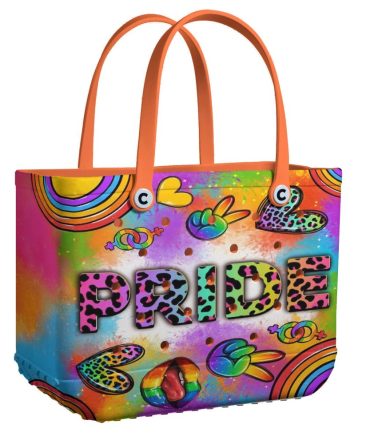 Vibrant Pride Tote Bag - Colorful Rainbow Design, Perfect For Celebrating Diversity & Style