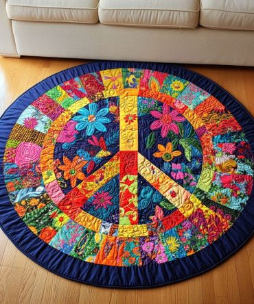 Prism Parade Quilted Round Mat