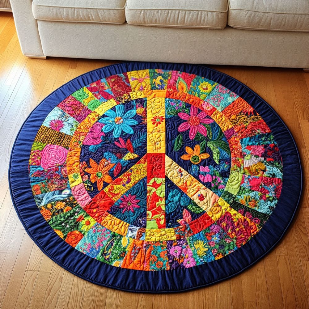 Prism Parade Quilted Round Mat