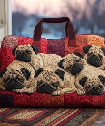 Pugsy Wugsy Quilted Duffle Bag