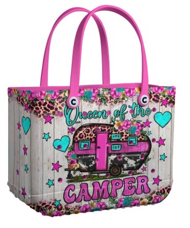 Bucket Tote Bag, Limited Edition Bogg Bag, Beach Bag Queen Of The Camper