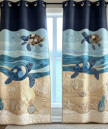 Quiet Journey Quilted Curtains